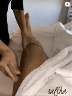 Drainage lymphatique des jambes